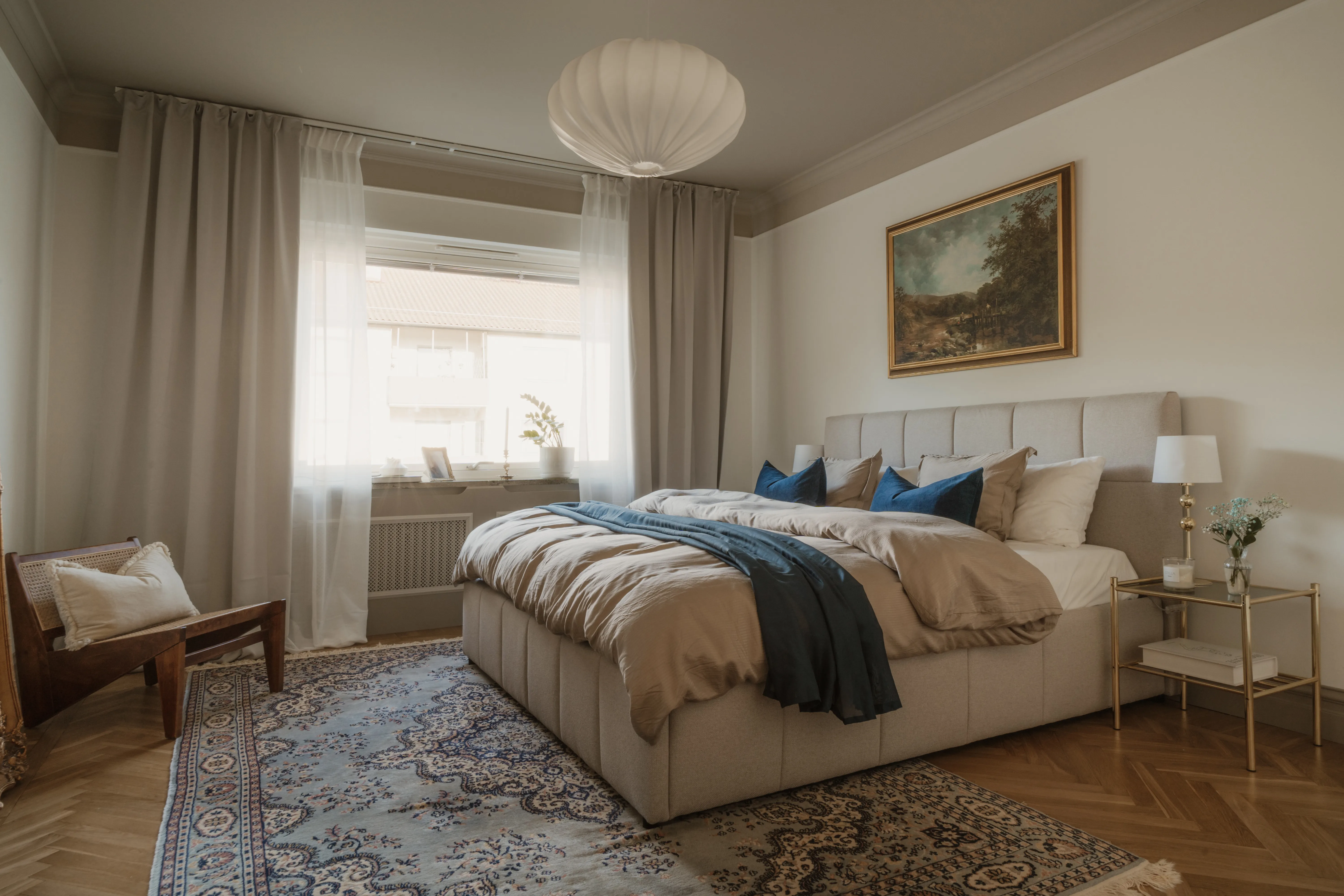 Efter: Master bedroom