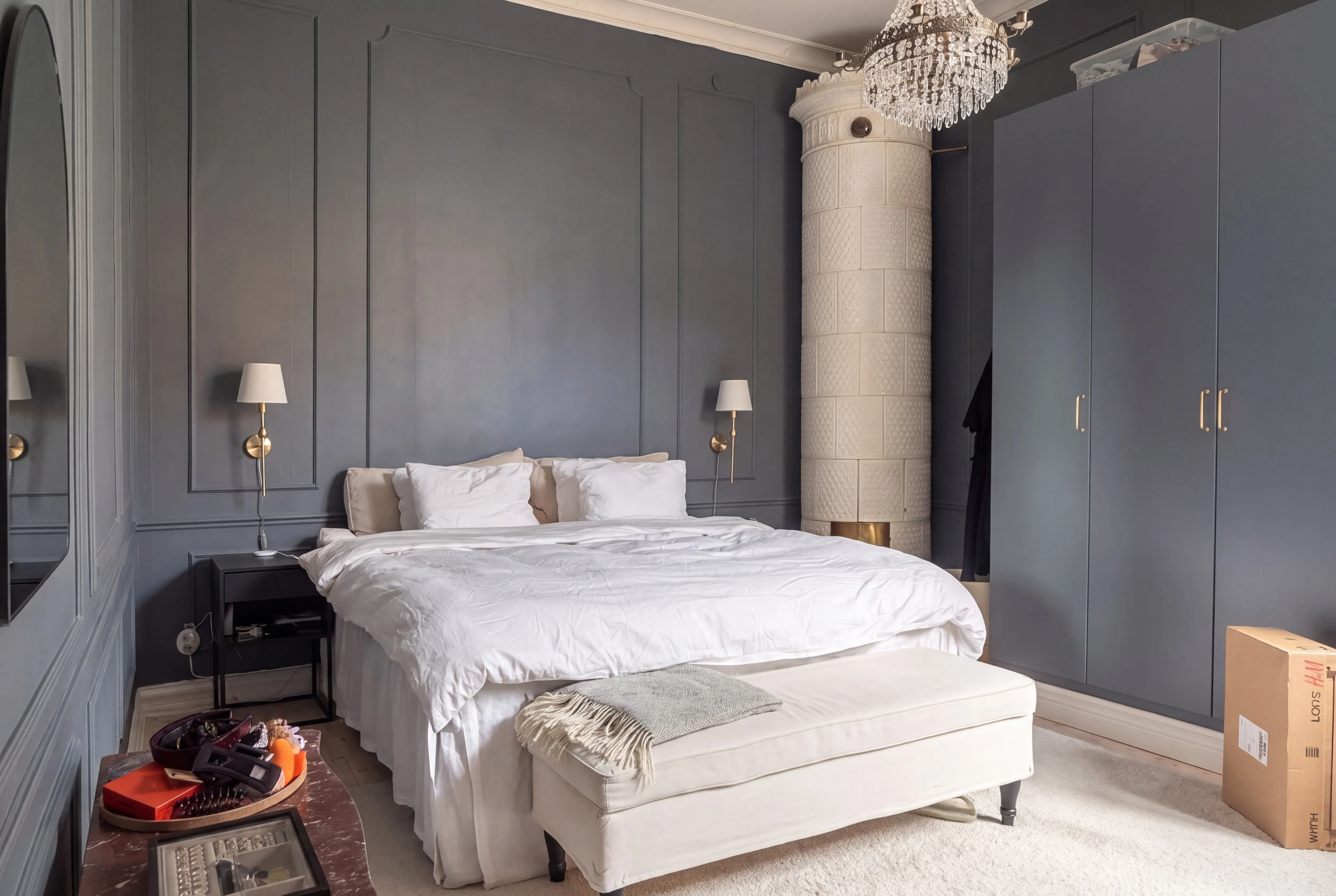 Före: Master bedroom